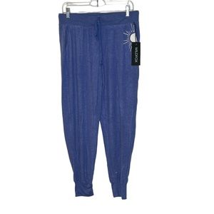 Wildfox L Sunshine Parker blue fleece sweatpants